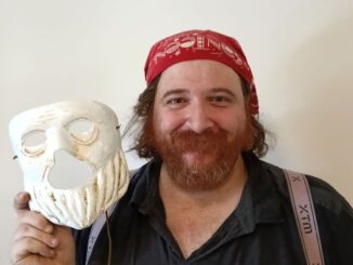Mask and props maker Ben Smith Whatley