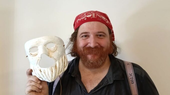 Mask and props maker Ben Smith Whatley